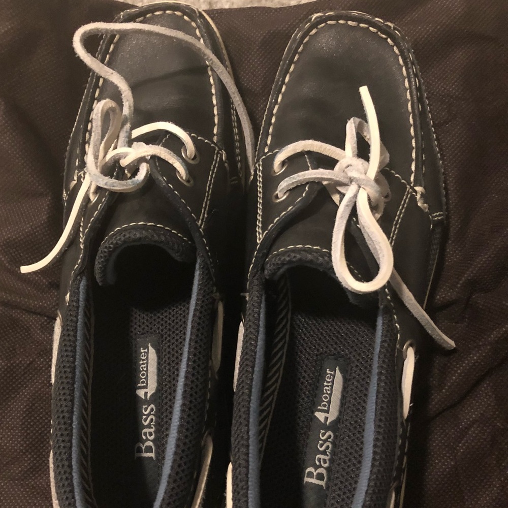 Blue BASS Boater Shoes